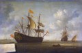 Jeronymus Van Diest II Het opbrengen van het Duitse admiraalschip de Königlichen Charles Kriegsschiff Seeschlachts